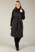 Geometrical Design Longline Gilet, Black / 16 image