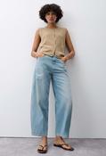 MARI LEAP Barrel Jeans, Light Blue / 44R image