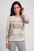 Almond Beige Ski Scene Top, Almond Beige Mel. / 36 image