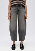 Lolah Motion Barrel Jeans, Mid Grey / 36S image