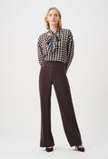 Belted Mid-rise Trousers, Brown / 18 image