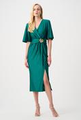 Knee-length Wrap Dress, Green / 10 image