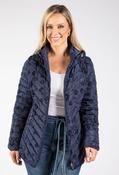 Floral Print Padded Jacket, Navy / 10 image