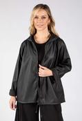Faux Leather Zip-Up Jacket image