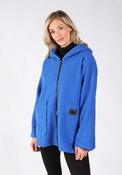Soft Boucle Zip-Up Jacket, Royal Blue / F/S image