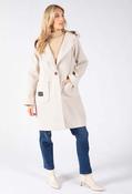 Hooded Soft Coat, Beige / F/S image