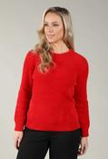 Juliet Souffle Knit Jumper, Red / 16