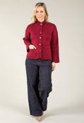 Delphine Knit Cardigan, Bordeaux / 16