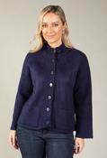 Delphine Knit Cardigan, Navy / 10