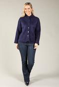 Delphine Knit Cardigan, Navy / 16