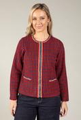 Short Tweed Jacket, Red Mix / 18