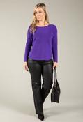Soft Touch Knit Jumper, Purple / F/S