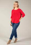 Soft Touch Knit Jumper, Red / F/S
