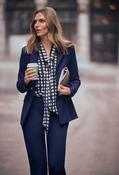 Chic Polka Dot Blouse, Brown Mix / 14 image
