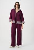 Relaxed Striped Trousers, Plum / XS image