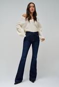 Faith Push In Flared Jeans, Dark Denim / 31 image