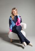 Aragon Argyle Knit Jumper, Navy Mix / 10
