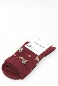 Dachshund and Heart Socks, Wine / F/S image