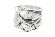 Abstract Design Ring, Silver / M/L image