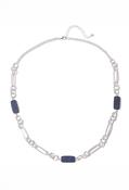 Blue Marble Stone Necklace image