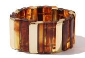 Gold &amp; Tortoise Shell Bracelet image