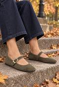 Suede Feel Ballet, Green / 36 image