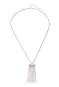 Silver Fringe Detail Pendant image