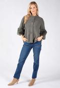 Faux Fur Trim Jacket, Khaki / F/S image