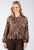 Bambi Print Tie Waist Jacket image