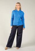 Diana Zip Up Cardigan, Royal Blue / 10