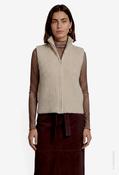 Fluffy Knit Gilet, Cream / 44