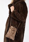 Mini Crossbody Purse, Taupe / F/S image