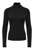 Roll Neck Top, Black / XS