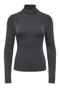 Roll Neck Top, Dark Grey / XL image