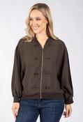 Oriental Style Bomber Jacket, Brown / F/S image
