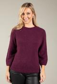 Luna Knit Jumper, Grape / F/S image