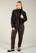 Leopard Print Joggers, Chocolate / F/S image