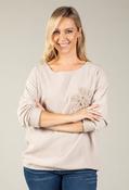 Lili Seersucker Top, Light Beige / F/S image