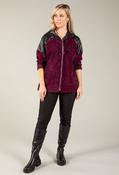 Mai Zip Up Hoodie, Bordeaux / F/S