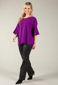 Sparkle Relaxed Knit Jumper, Violet / F/S image