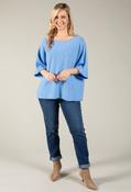 Sparkle Relaxed Knit Jumper, Blue / F/S