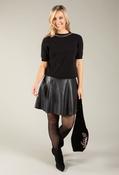 Hepburn Stud Detail Knit Jumper, Black / F/S