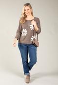 Flurie Knit Jumper, Taupe-Ecru / F/S