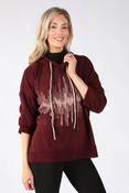 Orion Soft Touch Hoodie, Bordeaux / F/S