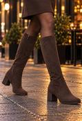 Lucia Knee High Boot, Brown / 36 image