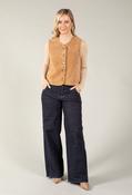 Hermica Knit Vest, Camel / 10