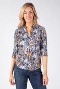 Patchwork Blouse, Blue Mix / 16 image