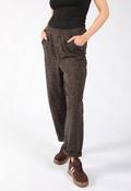 Leopard Joggers with Front Seam, Brown / F/S image