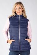 Hooded Quilted Gilet, Navy / 12 image
