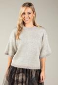 Sequin Knit Jumper, Silver / F/S image